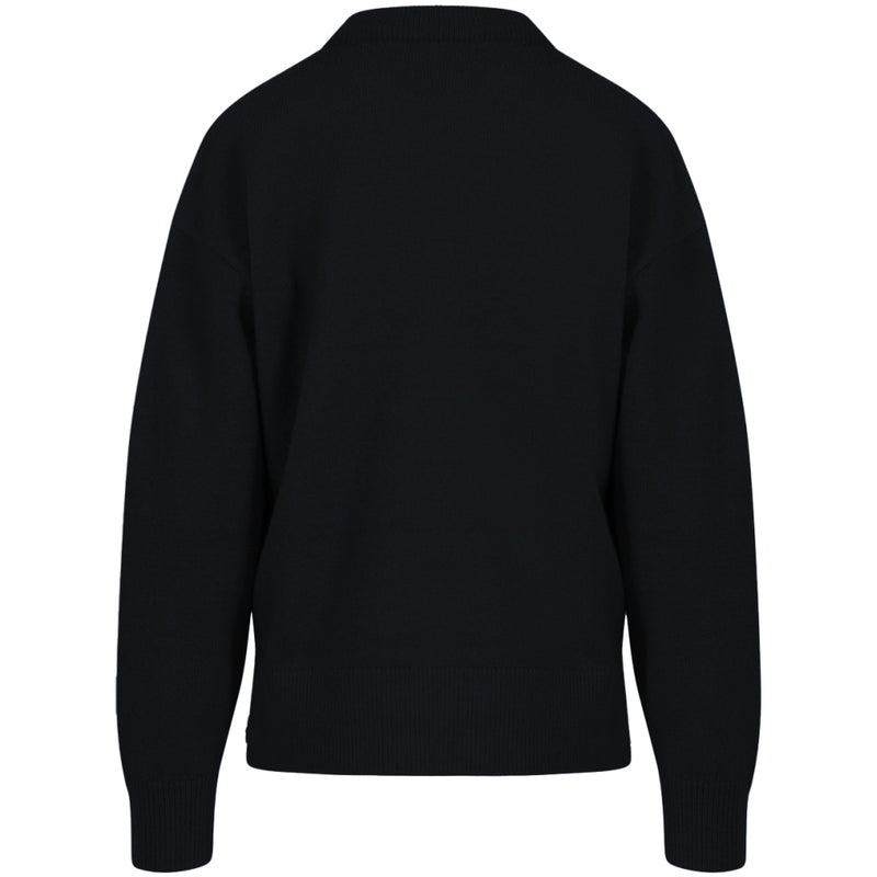 Coster Copenhagen SWEATER WITH ROUND NECK - COMFY KNIT Knitwear Black - 100