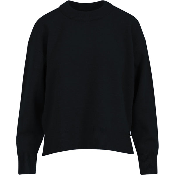 Coster Copenhagen SWEATER WITH ROUND NECK - COMFY KNIT Knitwear Black - 100