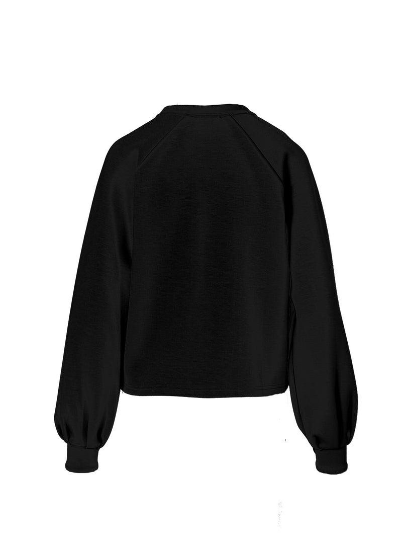 Coster Copenhagen SWEAT WITH SCUBA ROSE Shirt/Blouse Black - 100