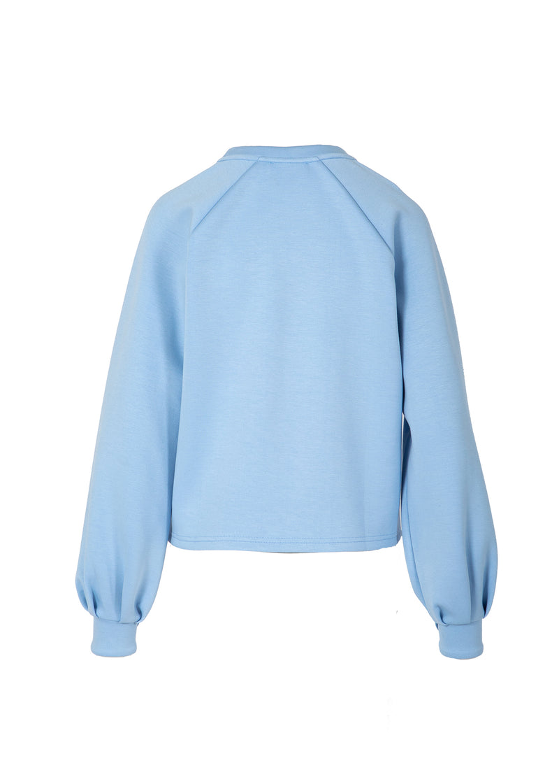 Coster Copenhagen SWEAT WITH SCUBA ROSE Shirt/Blouse Pastel blue - 538