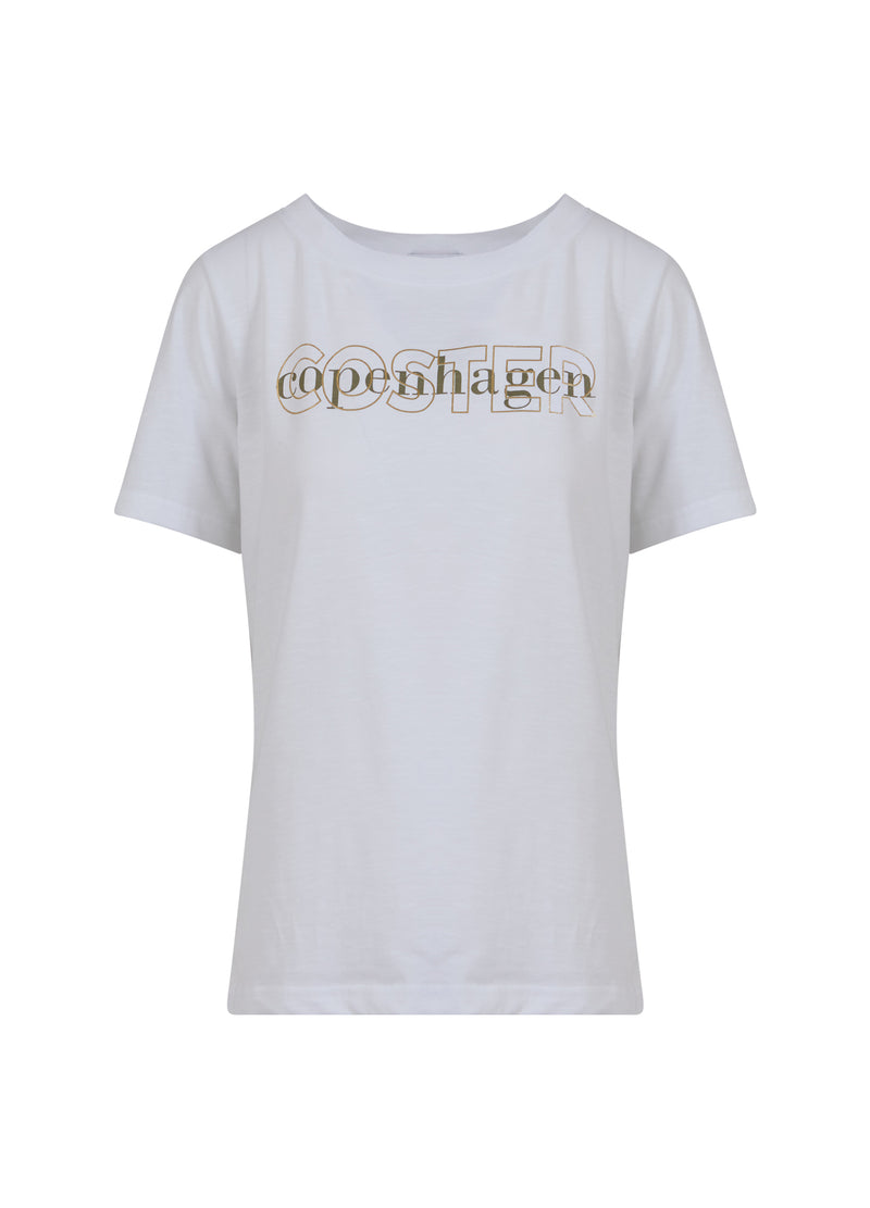 Coster Copenhagen T-SHIRT WITH LOGO T-Shirt White - 200