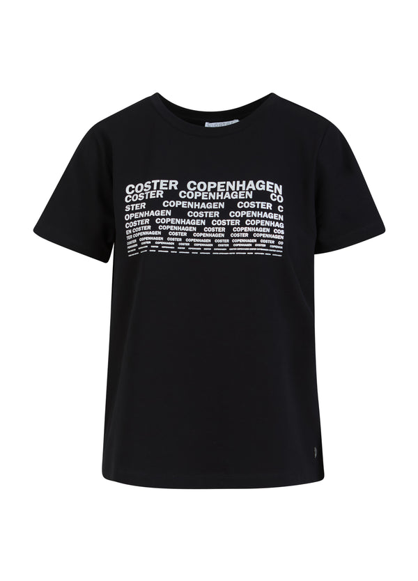 Coster Copenhagen T-SHIRT WITH LOGO - SHORT SLEEVES T-Shirt Black - 100