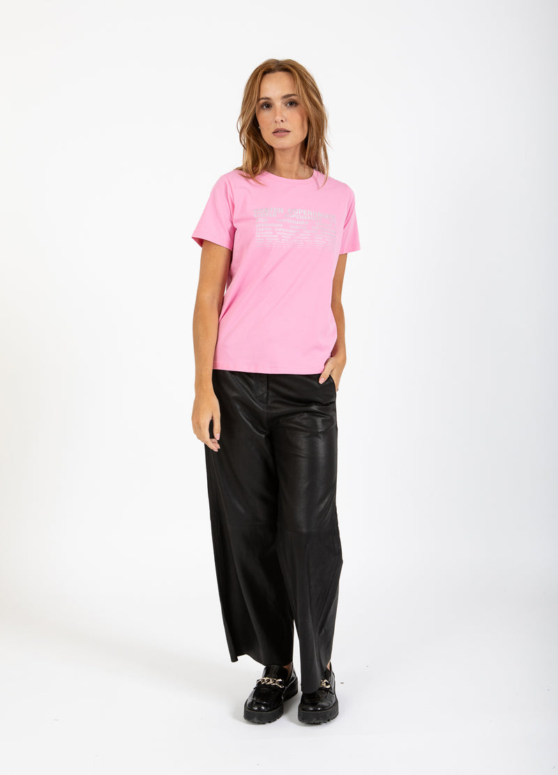 Coster Copenhagen T-SHIRT WITH LOGO - SHORT SLEEVES T-Shirt Bubble pink - 690