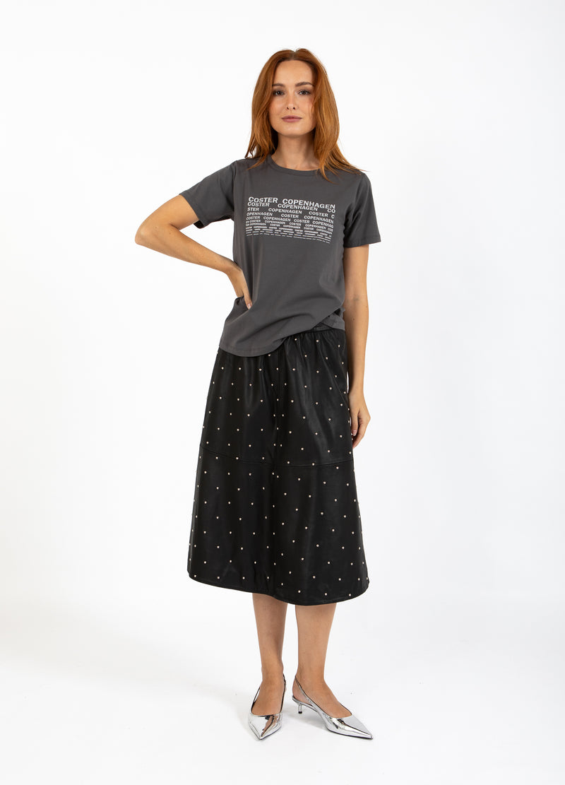 Coster Copenhagen T-SHIRT WITH LOGO - SHORT SLEEVES T-Shirt Volcanic grey - 188