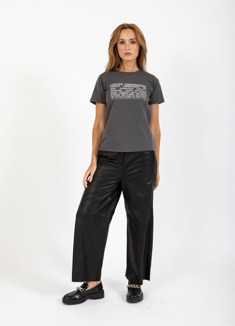 Coster Copenhagen T-SHIRT WITH LOGO - SHORT SLEEVES T-Shirt Volcanic grey - 188
