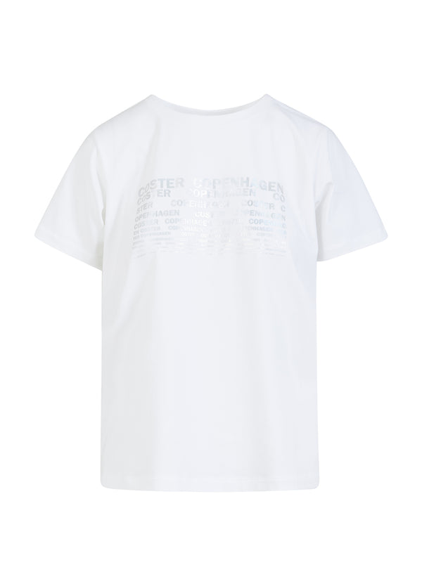 Coster Copenhagen T-SHIRT WITH LOGO - SHORT SLEEVES T-Shirt White - 200