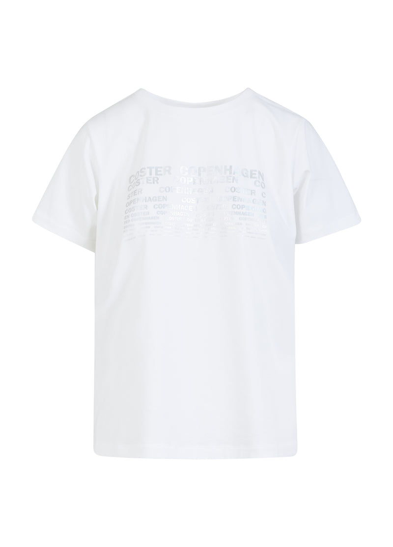 Coster Copenhagen T-SHIRT WITH LOGO - SHORT SLEEVES T-Shirt White - 200