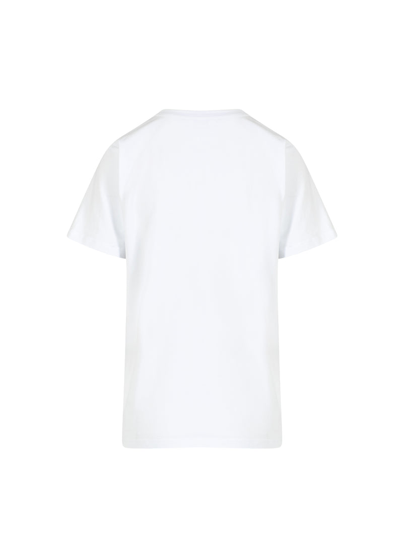 Coster Copenhagen T-SHIRT WITH RHINESTONES Shirt/Blouse White - 200