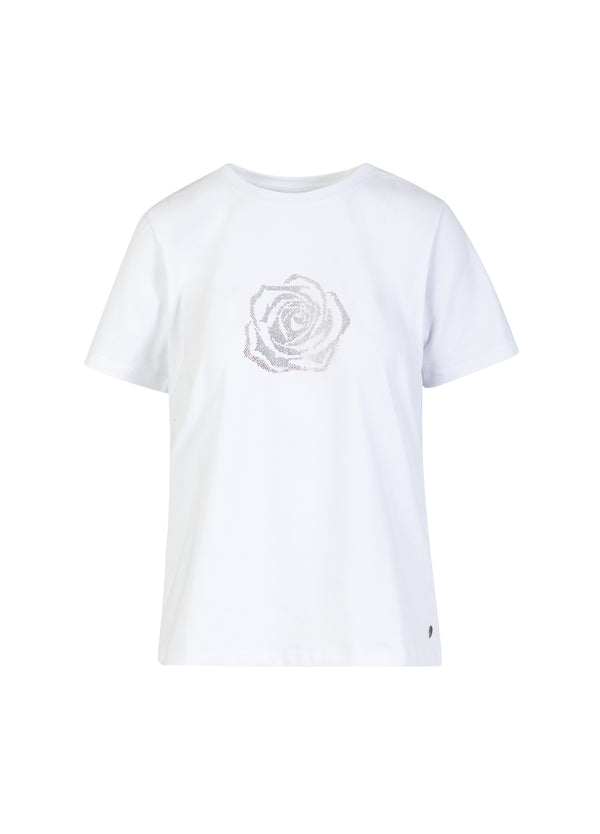 Coster Copenhagen T-SHIRT WITH RHINESTONES Shirt/Blouse White - 200