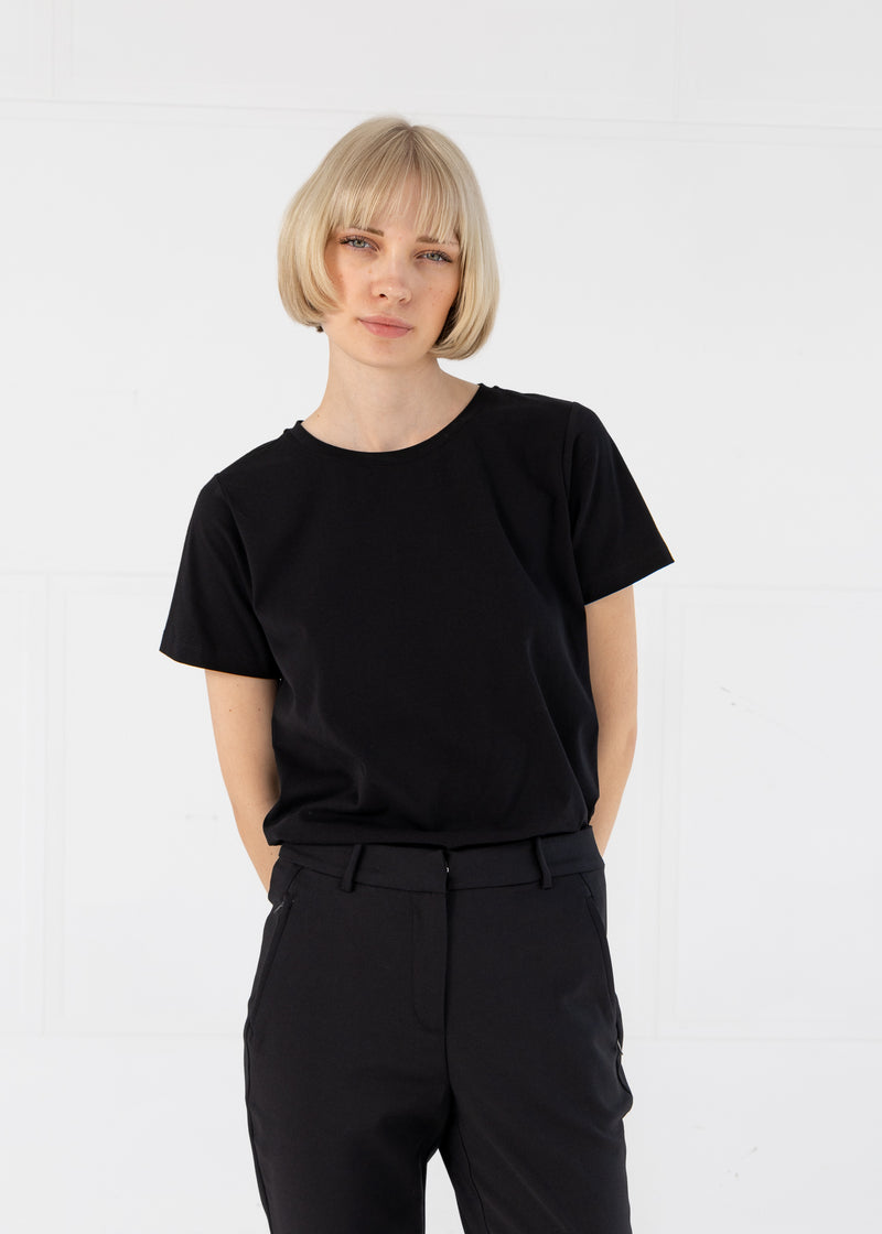 Coster Copenhagen T-SHIRT WITH ROUND NECKLINE - SHORT SLEEVES T-Shirt Black - 100