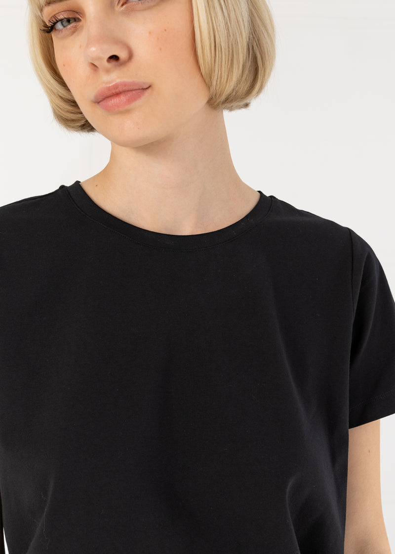 Coster Copenhagen T-SHIRT WITH ROUND NECKLINE - SHORT SLEEVES T-Shirt Black - 100