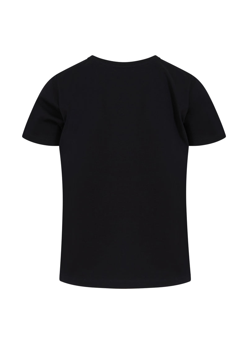 Coster Copenhagen T-SHIRT WITH ROUND NECKLINE - SHORT SLEEVES T-Shirt Black - 100