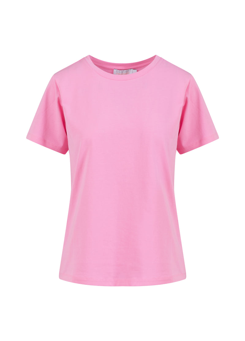 Coster Copenhagen T-SHIRT WITH ROUND NECKLINE - SHORT SLEEVES T-Shirt Bubble pink - 690