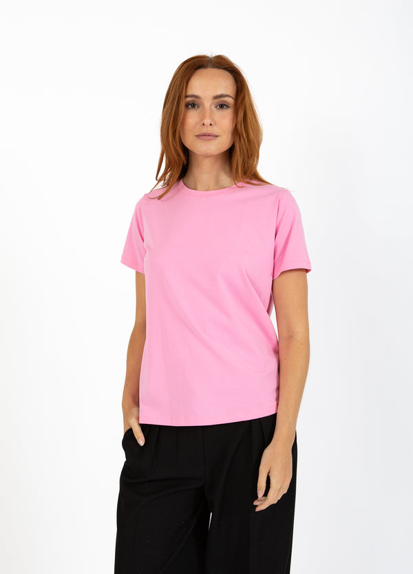 Coster Copenhagen T-SHIRT WITH ROUND NECKLINE - SHORT SLEEVES T-Shirt Bubble pink - 690