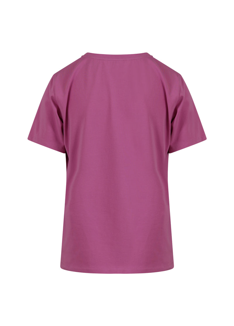 Coster Copenhagen T-SHIRT WITH ROUND NECKLINE - SHORT SLEEVES T-Shirt Magenta - 861