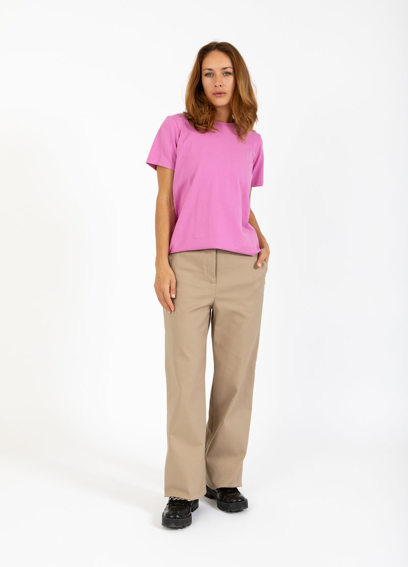 Coster Copenhagen T-SHIRT WITH ROUND NECKLINE - SHORT SLEEVES T-Shirt Magenta - 861