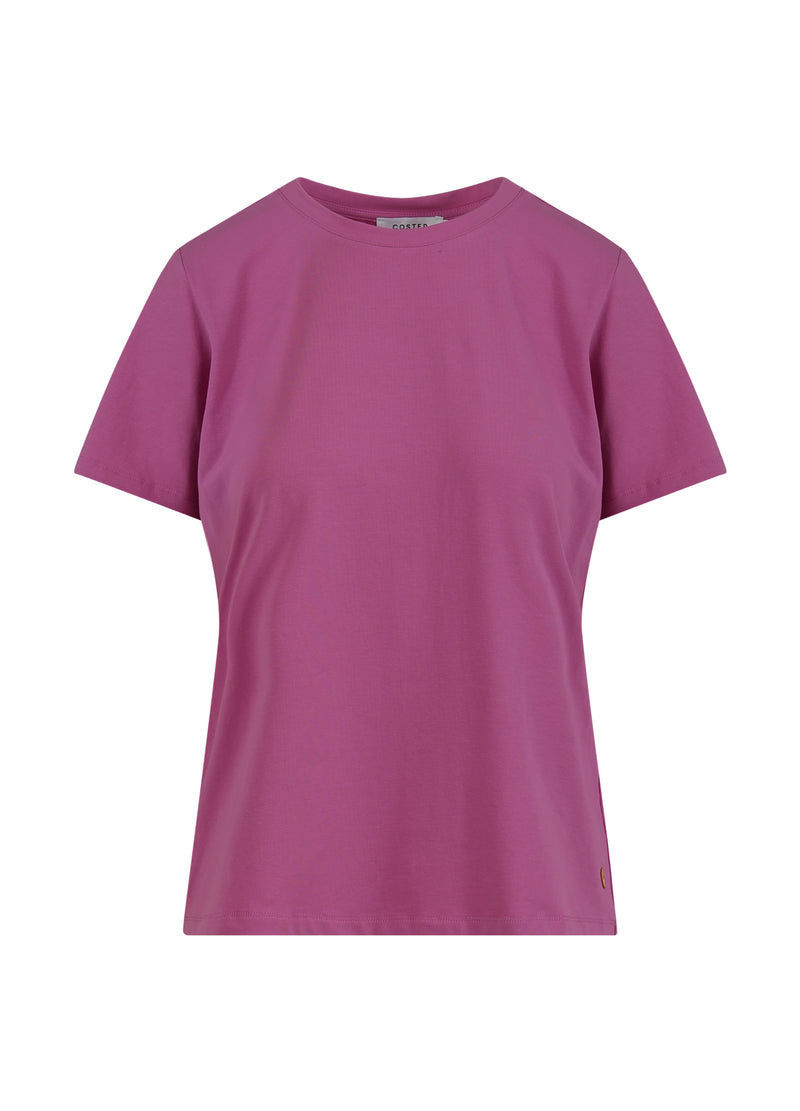 Coster Copenhagen T-SHIRT WITH ROUND NECKLINE - SHORT SLEEVES T-Shirt Magenta - 861