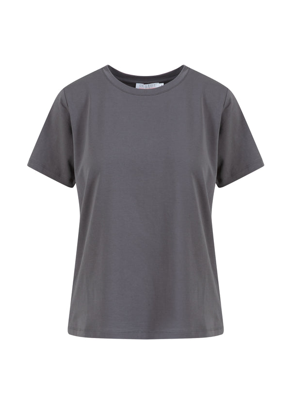 Coster Copenhagen T-SHIRT WITH ROUND NECKLINE - SHORT SLEEVES T-Shirt Volcanic grey - 188