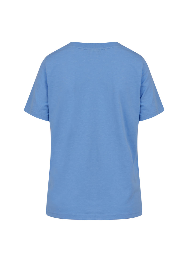 Coster Copenhagen T-SHIRT WITH WING T-Shirt Bright sky blue - 503