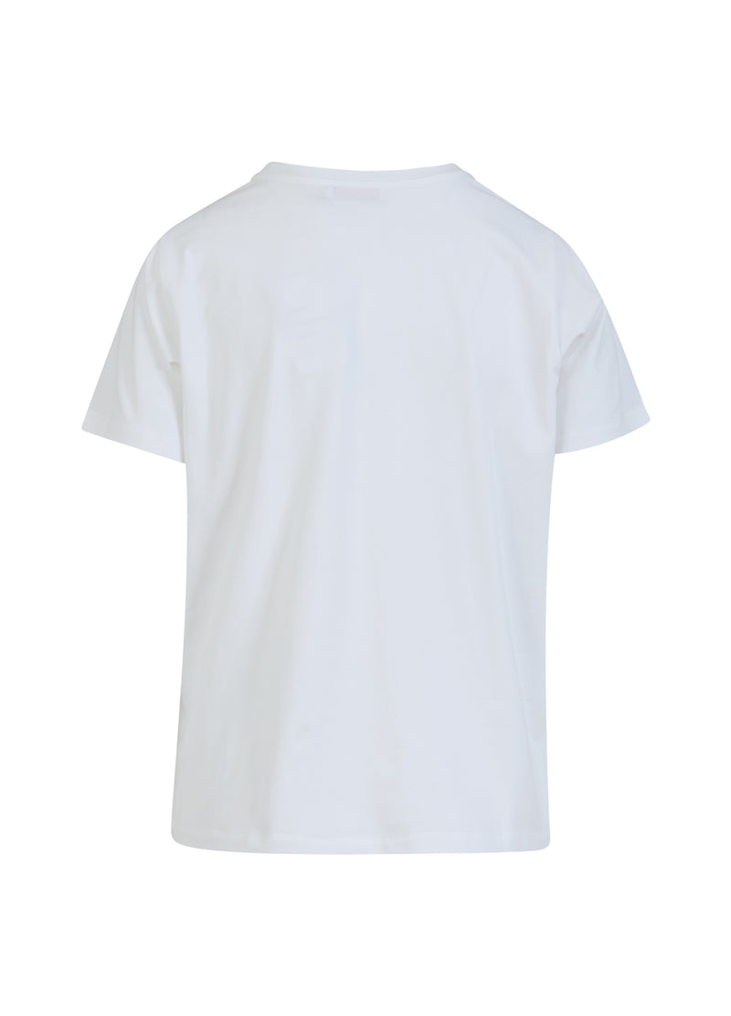 Coster Copenhagen T-SHIRT WITH WING - MID SLEEVES T-Shirt White - 200