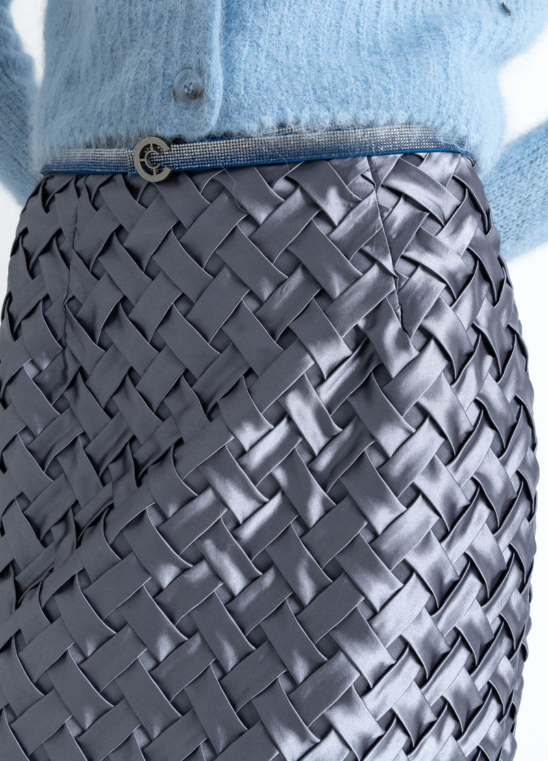 Coster Copenhagen TEXTURED SKIRT Skirt Mist grey - 121