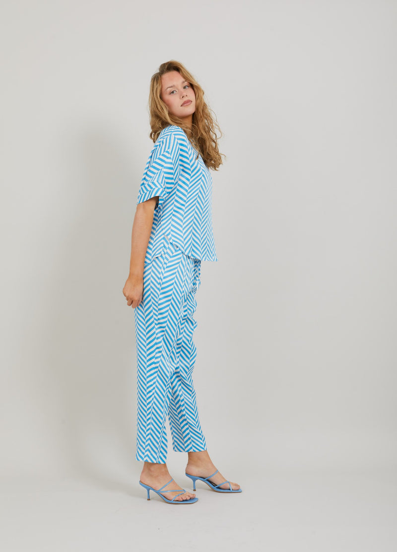 Coster Copenhagen TOP IN HERINGBONE PRINT Shirt/Blouse Heringbone print - 918