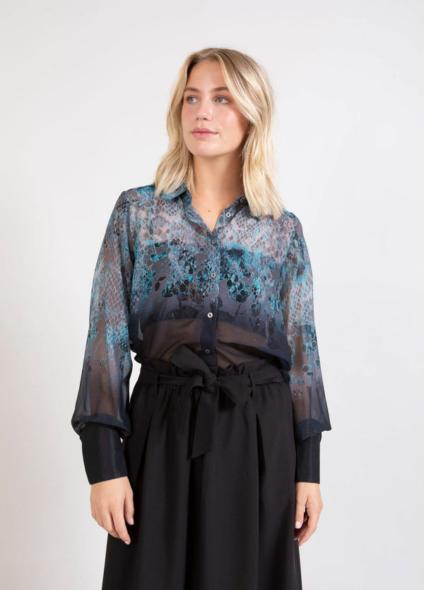 Coster Copenhagen TOP WITH BRANCHES PRINT Shirt/Blouse Branches print - 936