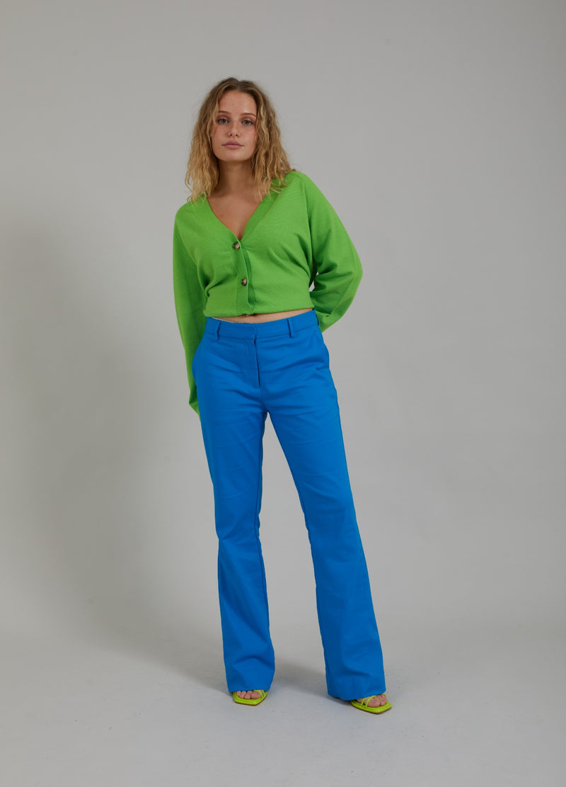 Coster Copenhagen TROUSERS W. BOOT-CUT - LUCIA FIT Pants Fresh blue - 587