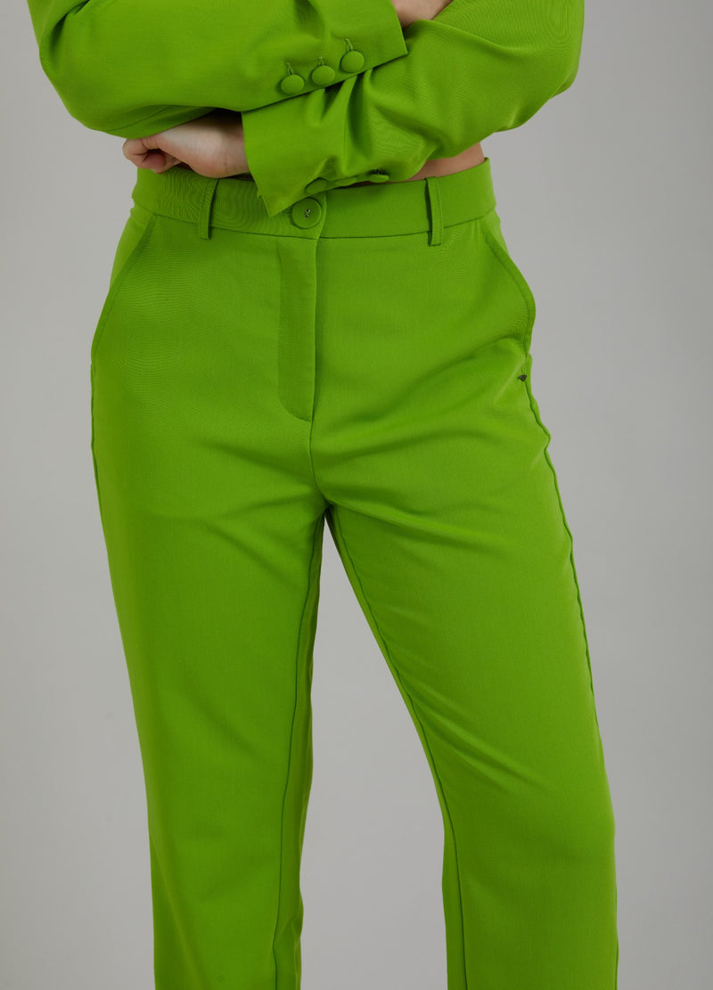 Coster Copenhagen TROUSERS W. REGULAR LEGS - STELLA FIT Pants Flashy green - 459