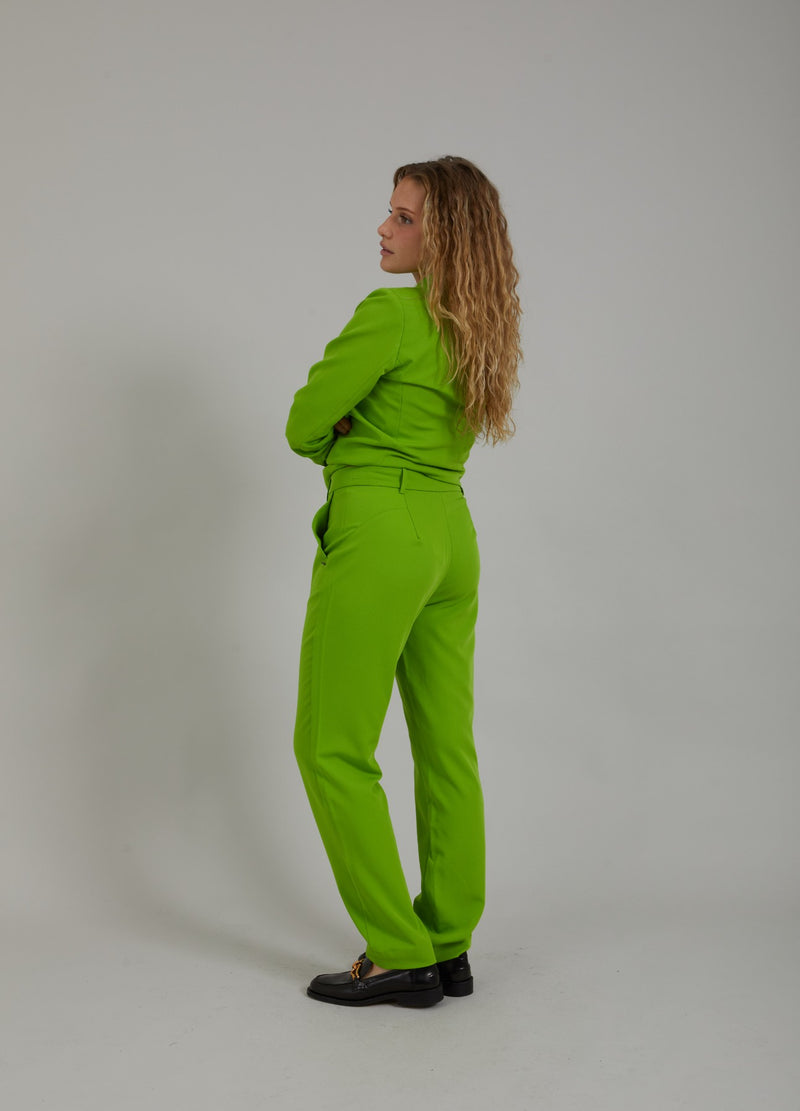 Coster Copenhagen TROUSERS W. REGULAR LEGS - STELLA FIT Pants Flashy green - 459