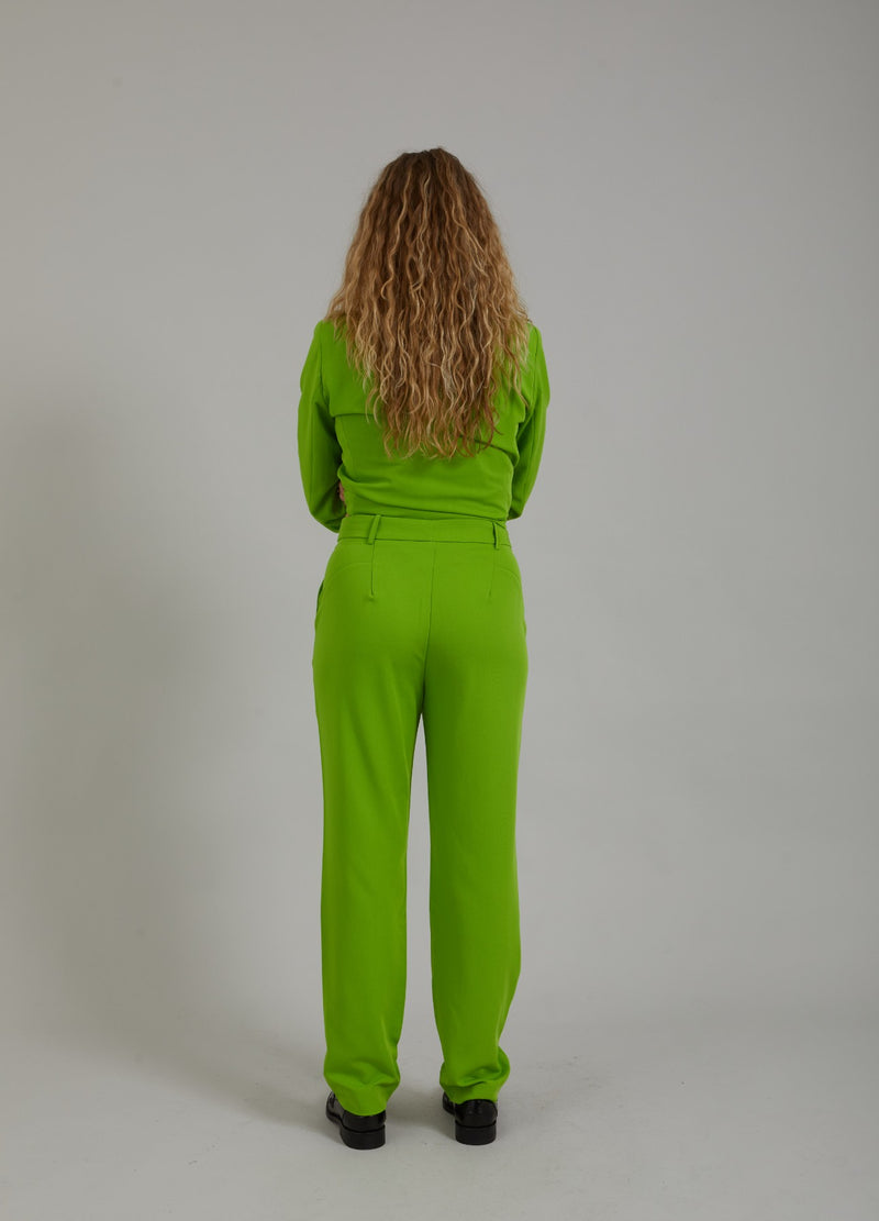 Coster Copenhagen TROUSERS W. REGULAR LEGS - STELLA FIT Pants Flashy green - 459