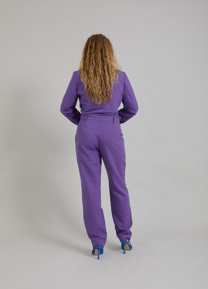 Coster Copenhagen TROUSERS W. REGULAR LEGS - STELLA FIT Pants Warm purple - 846