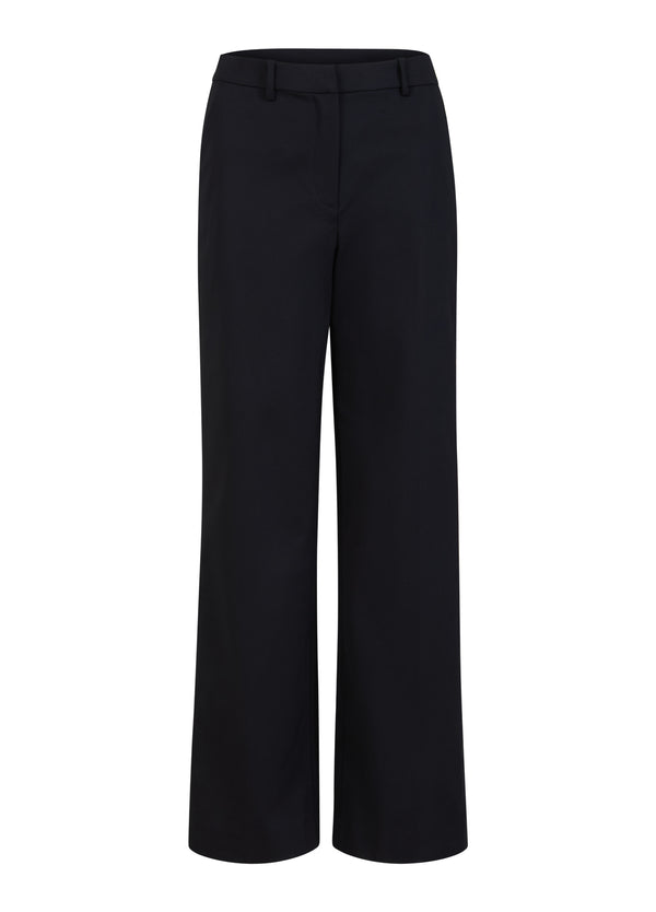 Coster Copenhagen TROUSERS WITH WIDE LEGS - PETRA FIT Pants Black - 100