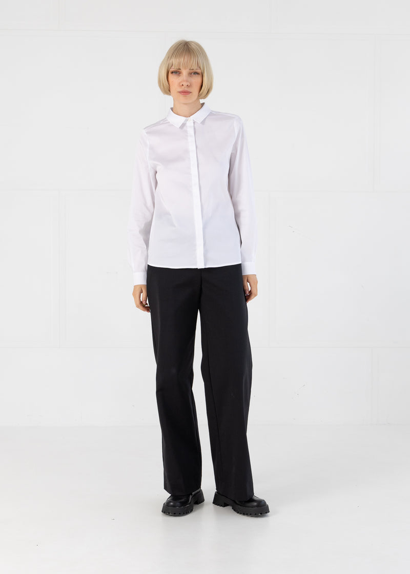 Coster Copenhagen TROUSERS WITH WIDE LEGS - PETRA FIT Pants Black - 100