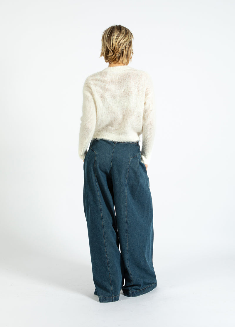 Coster Copenhagen V-NECK KNIT IN ALPACA Knitwear Off White - 202