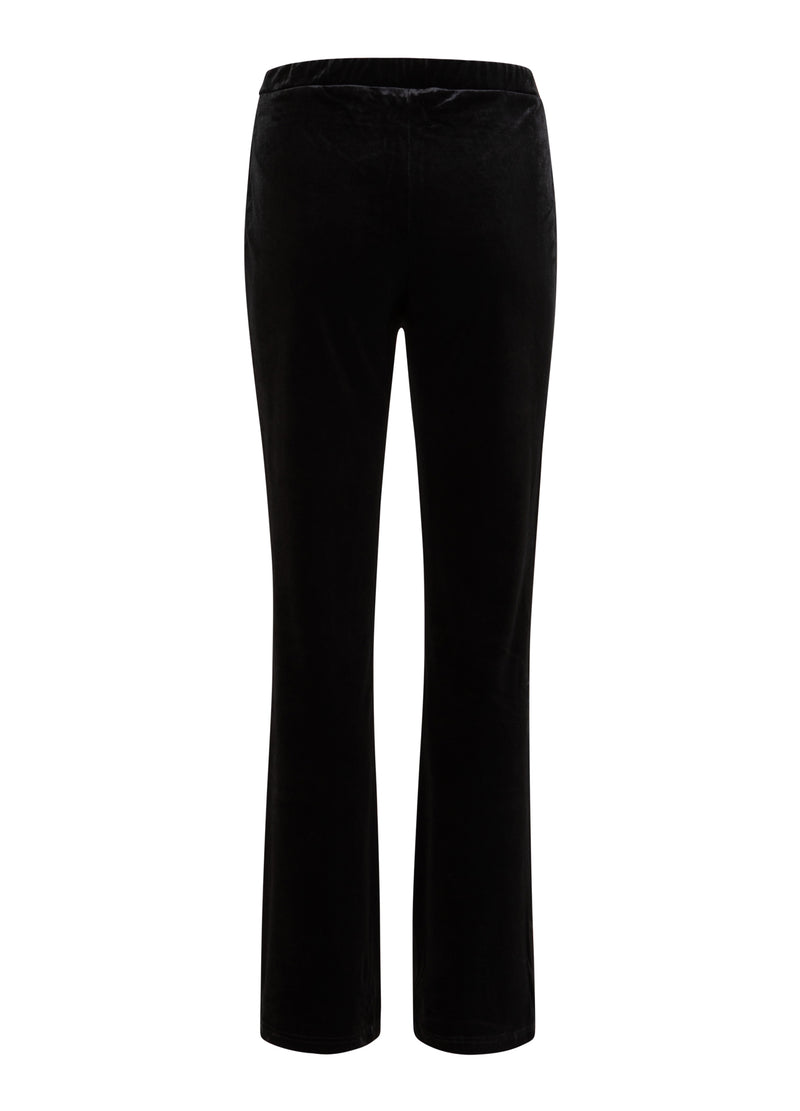 Coster Copenhagen VELVET PANTS - MYNTE Pants Black - 100