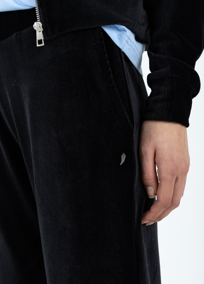 Coster Copenhagen VELVET PANTS - SILLE FIT Pants Black - 100