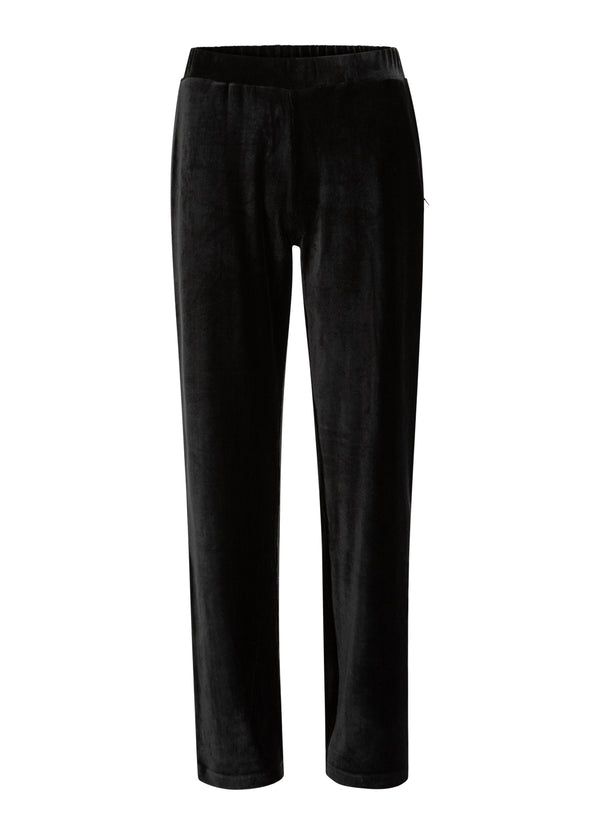 Coster Copenhagen VELVET PANTS - SILLE FIT Pants Black - 100