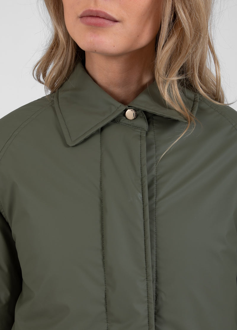 Coster Copenhagen WINTER RAIN COAT Outerwear Dusty green - 465