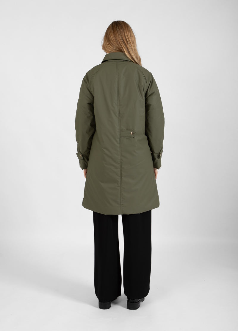 Coster Copenhagen WINTER RAIN COAT Outerwear Dusty green - 465