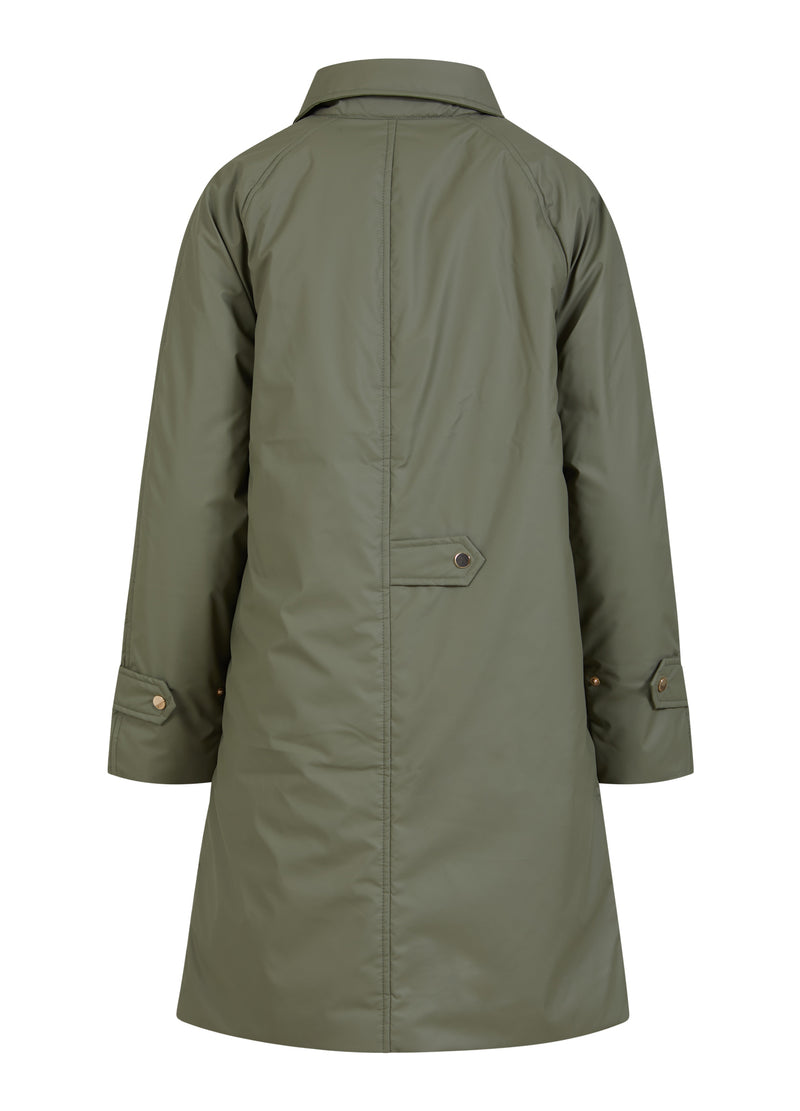 Coster Copenhagen WINTER RAIN COAT Outerwear Dusty green - 465