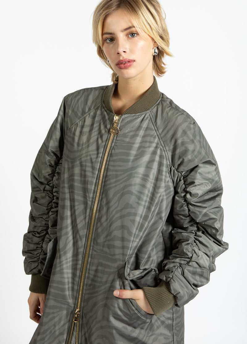 Coster Copenhagen ZEBRA BOMBER JACKET Outerwear Big zebra print - 915