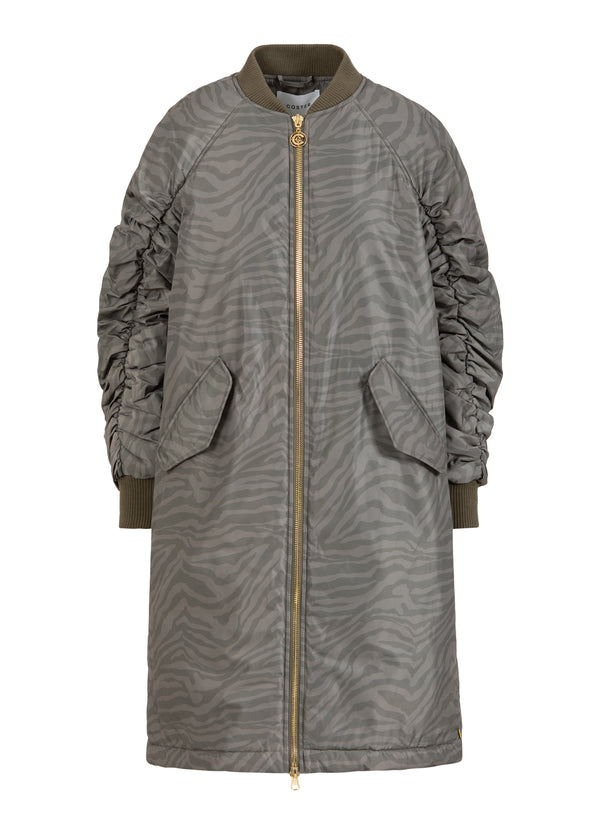 Coster Copenhagen ZEBRA BOMBER JACKET Outerwear Big zebra print - 915