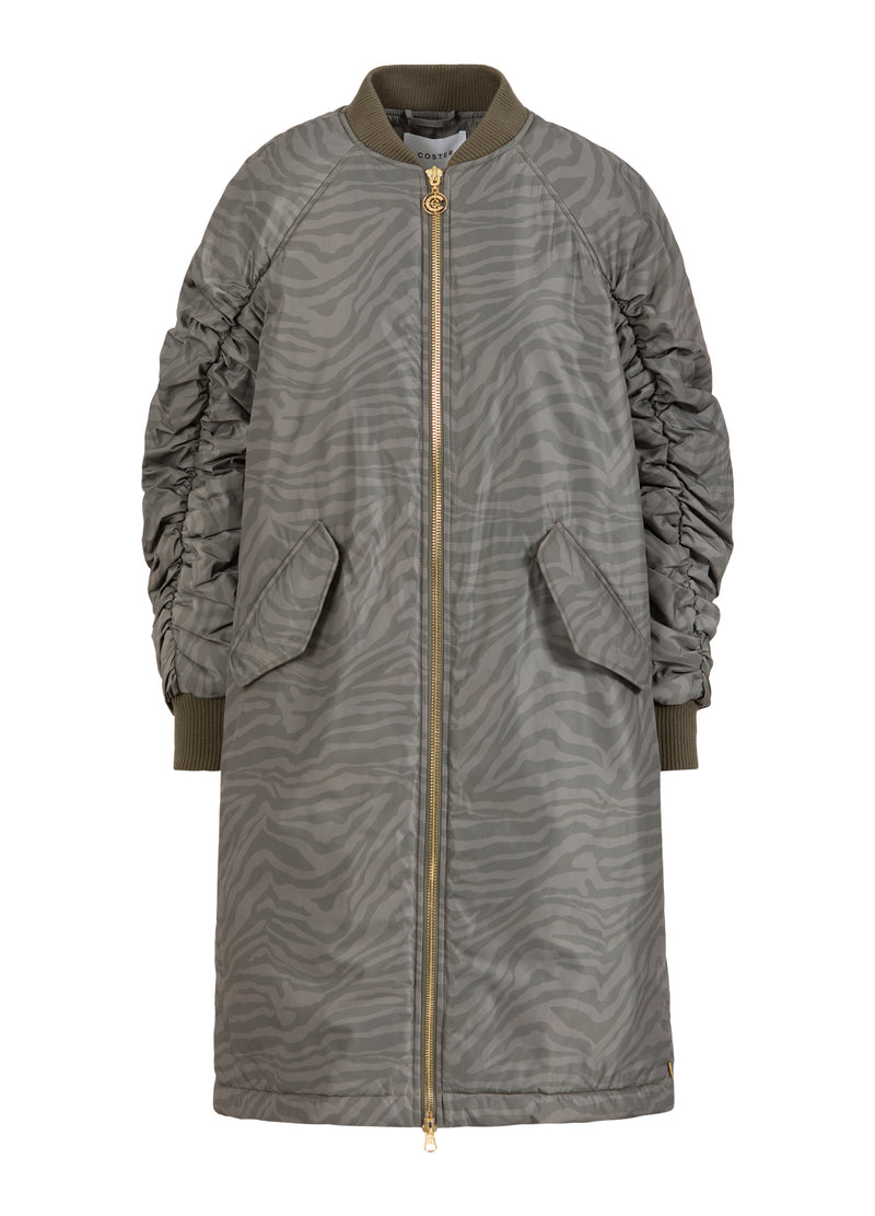 Coster Copenhagen ZEBRA BOMBER JACKET Outerwear Big zebra print - 915