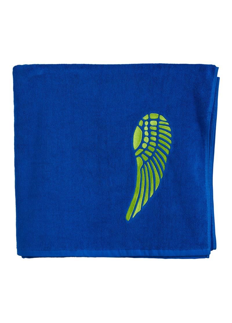 Coster Copenhagen BEACH TOWEL WITH LOGO Accessories Electric blue - 578