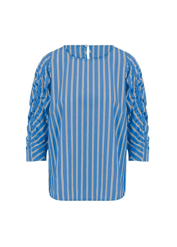 Coster Copenhagen BLOUSE W. STRIPES Shirt/Blouse Blue stripes - 516