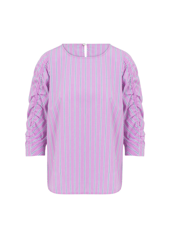 Coster Copenhagen BLOUSE W. STRIPES Shirt/Blouse Crocus pink - 683