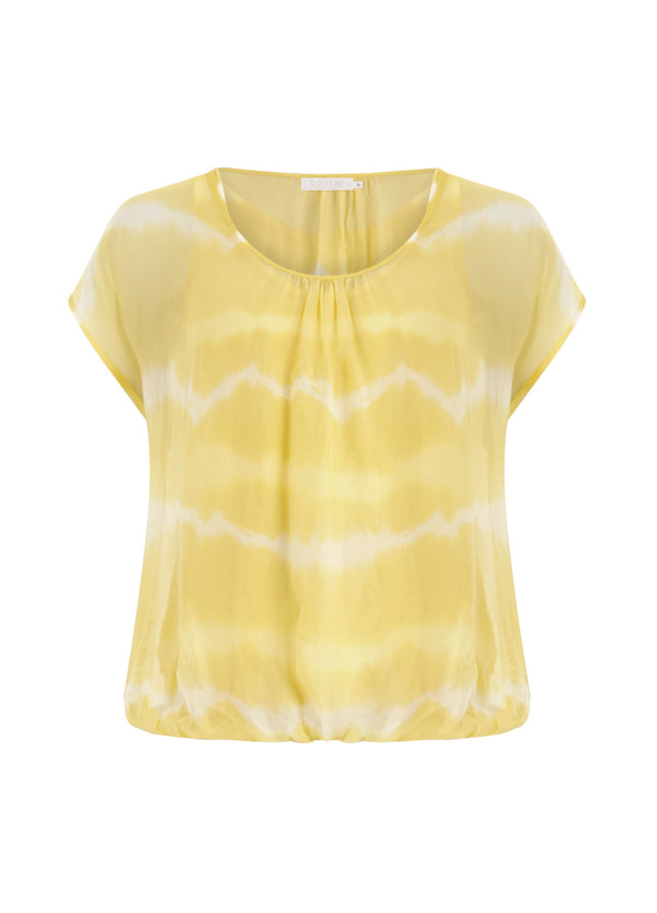 Coster Copenhagen BLOUSE W. TIE DYE PRINT Shirt/Blouse Light Yellow Tie Dye - 701