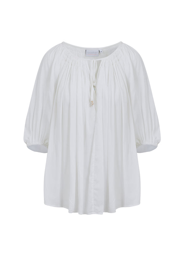 Coster Copenhagen BLOUSE W. WIDE SLEEVES Shirt/Blouse White - 200