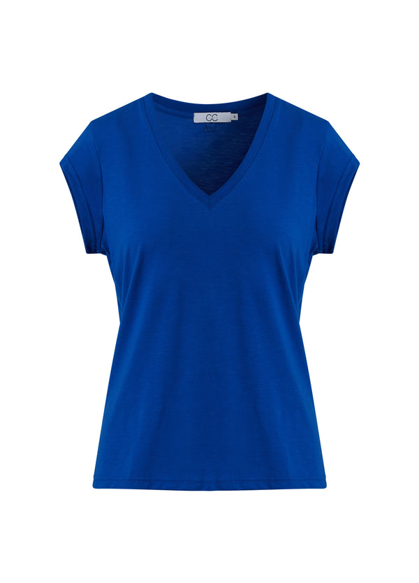 CC Heart CC HEART V-NECK T-SHIRT T-Shirt Electric blue - 578
